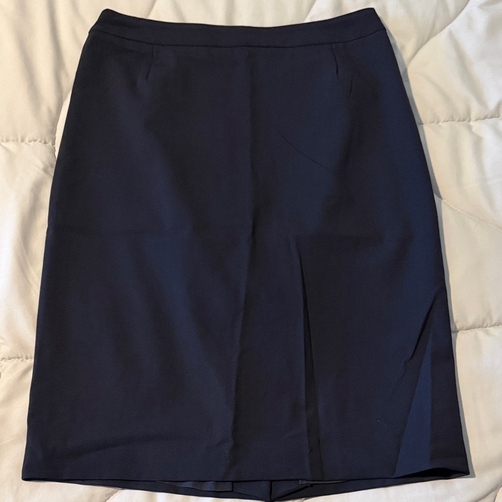 Boss Navy Pencil Skirt